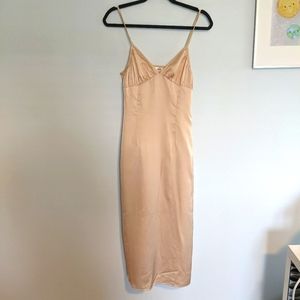 Public Desire Nude Slip Dress